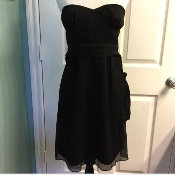Silk Strapless JCrew Dress - Picture 6 of 7